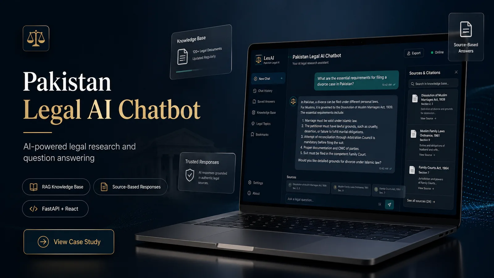 Pakistan Legal AI Chatbot case study